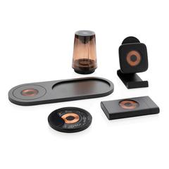 Vue Vide poche avec chargeur à induction 10W Encore de couleur noir| Krokrodeal