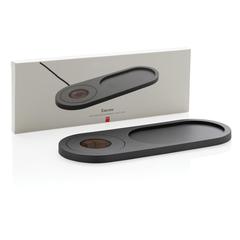 Vue Vide poche avec chargeur à induction 10W Encore de couleur noir| Krokrodeal