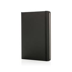 Vue Carnet de notes A5 en PU de couleur noir| Krokrodeal