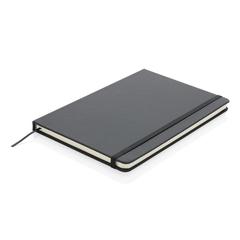 Vue Carnet de notes A5 en PU de couleur noir| Krokrodeal
