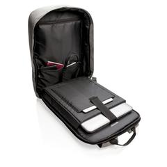 Vue "Sac à dos ordinateur 15,6""" de couleur gris| Krokrodeal