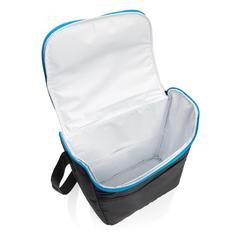 Vue Sac isotherme moyen de couleur bleu| Krokrodeal