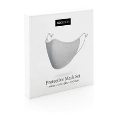 Vue Set de masques XD DESIGN de couleur gris| Krokrodeal