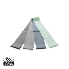 Vue Bandes élastiques fitness x4 dans une pochette de couleur noir| Krokrodeal