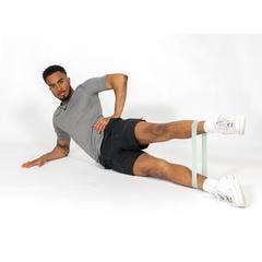Vue Bandes élastiques fitness x4 dans une pochette de couleur noir| Krokrodeal