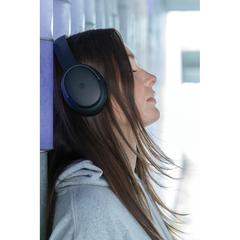 Vue Casque audio en plastique recyclé RCS Urban V Palo Alto de couleur noir| Krokrodeal