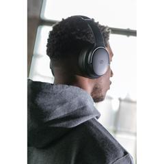 Vue Casque audio en plastique recyclé RCS Urban V Palo Alto de couleur noir| Krokrodeal