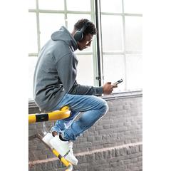 Vue Casque audio en plastique recyclé RCS Urban V Palo Alto de couleur noir| Krokrodeal