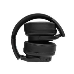 Vue Casque audio en plastique recyclé RCS Urban V Palo Alto de couleur noir| Krokrodeal