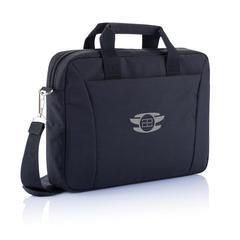 Vue Sacoche pour ordinateur portable 15,4” sans PVC de couleur noir| Krokrodeal