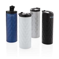 Vue Mug géométrique de couleur gris| Krokrodeal