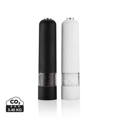 Vue Set sel et poivre électrique de couleur blanc| Krokrodeal