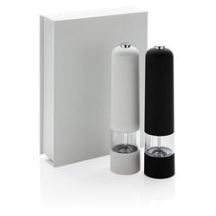 Vue Set sel et poivre électrique de couleur blanc| Krokrodeal