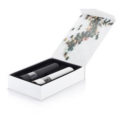 Vue Set sel et poivre électrique de couleur blanc| Krokrodeal