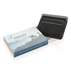 Vue Porte-cartes anti RFID Québec de couleur gris| Krokrodeal