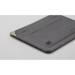 Vue Porte-cartes anti RFID Québec de couleur gris| Krokrodeal