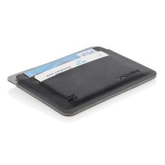 Vue Porte-cartes anti RFID Québec de couleur gris| Krokrodeal