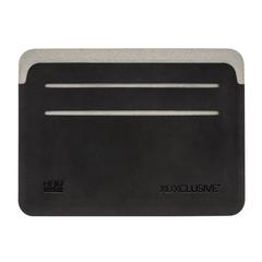 Vue Porte-cartes anti RFID Québec de couleur gris| Krokrodeal