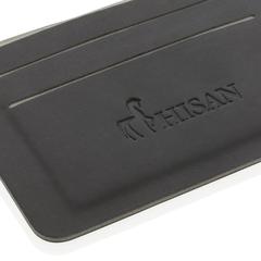 Vue Porte-cartes anti RFID Québec de couleur gris| Krokrodeal