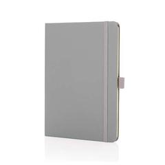 Vue Carnet de notes A5 en cuir reconstitué RCS Sam de couleur vert| Krokrodeal