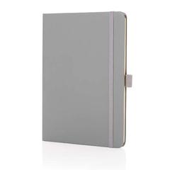 Vue Carnet de notes A5 en cuir reconstitué RCS Sam de couleur vert| Krokrodeal
