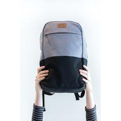 Vue Sac à dos ordinateur 15,6" avec USB et anti RFID de couleur noir| Krokrodeal