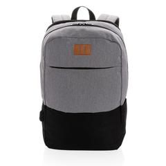 Vue Sac à dos ordinateur 15,6" avec USB et anti RFID de couleur noir| Krokrodeal