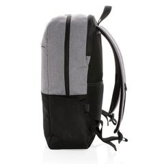 Vue Sac à dos ordinateur 15,6" avec USB et anti RFID de couleur noir| Krokrodeal