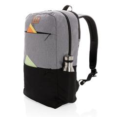 Vue Sac à dos ordinateur 15,6" avec USB et anti RFID de couleur noir| Krokrodeal