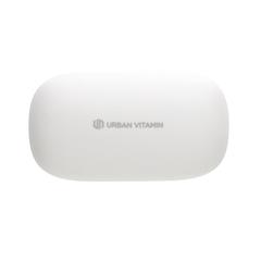 Vue Ecouteurs ENC en plastique recyclé RCS Urban V Palm Springs de couleur blanc| Krokrodeal