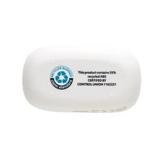 Vue Ecouteurs ENC en plastique recyclé RCS Urban V Palm Springs de couleur blanc| Krokrodeal