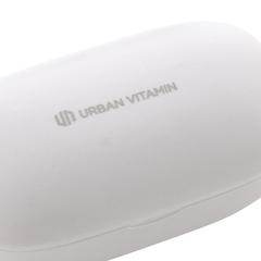 Vue Ecouteurs ENC en plastique recyclé RCS Urban V Palm Springs de couleur blanc| Krokrodeal