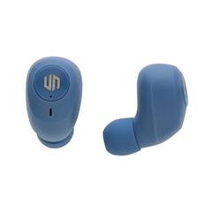 Vue Ecouteurs ENC en plastique recyclé RCS Urban V Palm Springs de couleur bleu| Krokrodeal