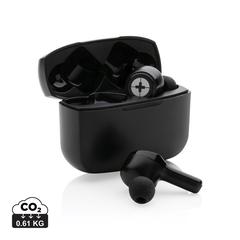 Vue Ecouteur ANC TWS Swiss Peak de couleur noir| Krokrodeal