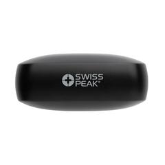 Vue Ecouteur ANC TWS Swiss Peak de couleur noir| Krokrodeal