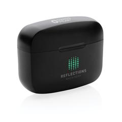 Vue Ecouteur ANC TWS Swiss Peak de couleur noir| Krokrodeal