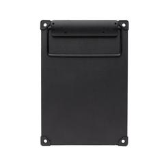 Vue Panneau solaire portable en plastique recyclé 5W Solarpulse de couleur noir| Krokrodeal