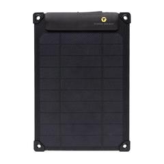 Vue Panneau solaire portable en plastique recyclé 5W Solarpulse de couleur noir| Krokrodeal