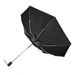 Vue Parapluie automatique 21" Swiss Peak AWARE™ Traveller de couleur noir| Krokrodeal