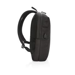 Vue Sac à dos avec port USB A ordinateur 15,6" Swiss Peak AWARE™ de couleur noir| Krokrodeal