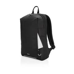 Vue Sac à dos avec port USB A ordinateur 15,6" Swiss Peak AWARE™ de couleur noir| Krokrodeal