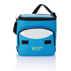 Vue Sac isotherme pliable de couleur bleu| Krokrodeal