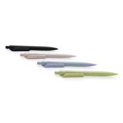 Vue Stylo en fibre de paille de couleur blanc| Krokrodeal