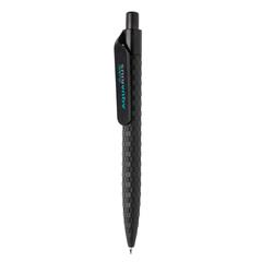 Vue Stylo en fibre de paille de couleur noir| Krokrodeal