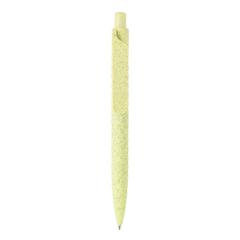 Vue Stylo en fibre de paille de couleur vert| Krokrodeal