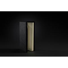 Vue Carnet de notes A5 avec poche à zip Swiss Peak de couleur noir| Krokrodeal