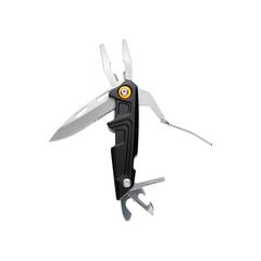 Vue Outil multifonctions avec jeu d'embouts Excalibur de couleur noir| Krokrodeal
