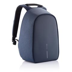 Vue Sac à dos antivol Bobby Hero Regular de couleur bleu| Krokrodeal