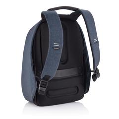 Vue Sac à dos antivol Bobby Hero Regular de couleur bleu| Krokrodeal