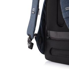 Vue Sac à dos antivol Bobby Hero Regular de couleur bleu| Krokrodeal
